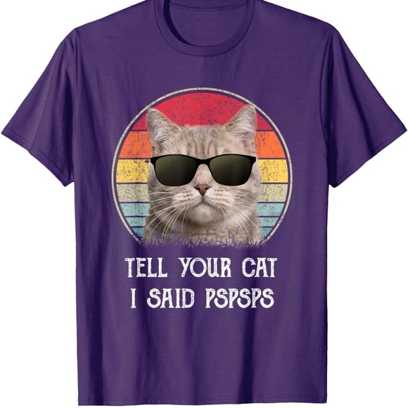 Colorful Cat Graphic T-Shirts and Sweatshirt - Picture 5 of 16